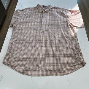 PENDLETON 100% Cotton Plaid Long Sleeve Button Up Men's Size XXL / 2XL